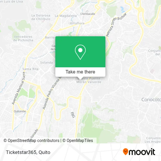 Ticketstar365 map