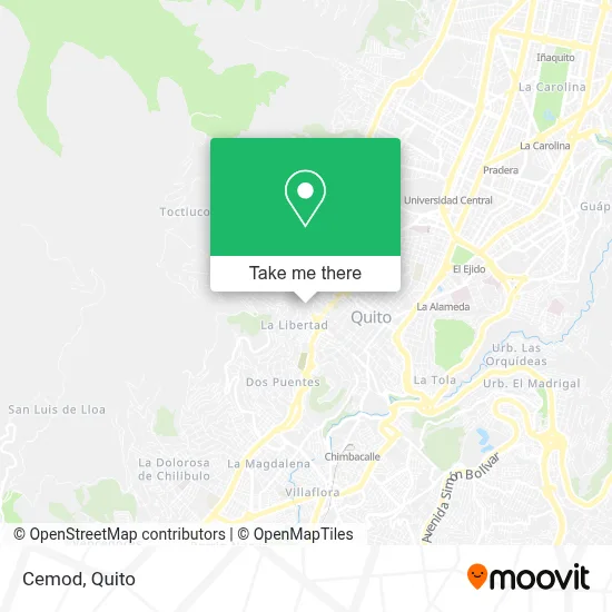 Cemod map