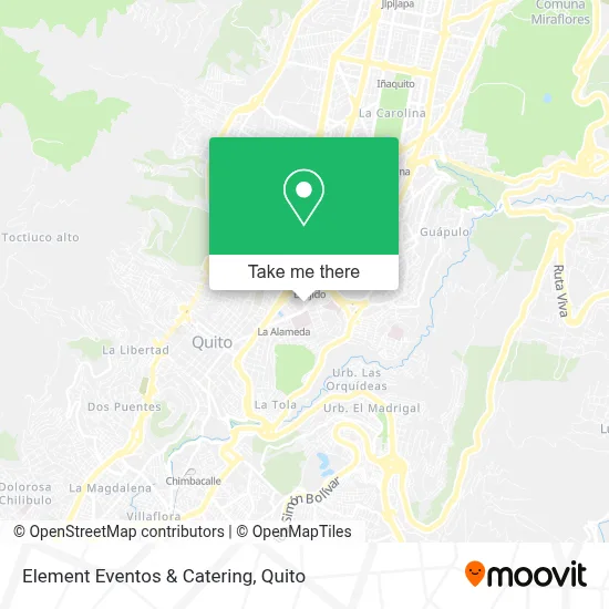 Element Eventos & Catering map
