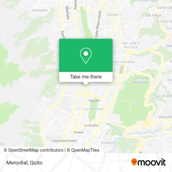Menydial map