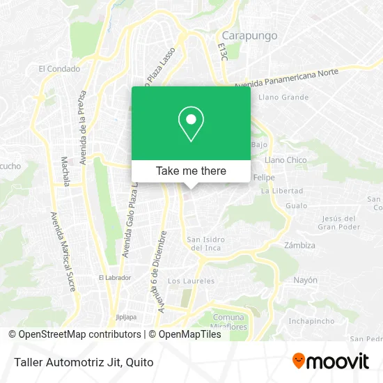 Taller Automotriz Jit map
