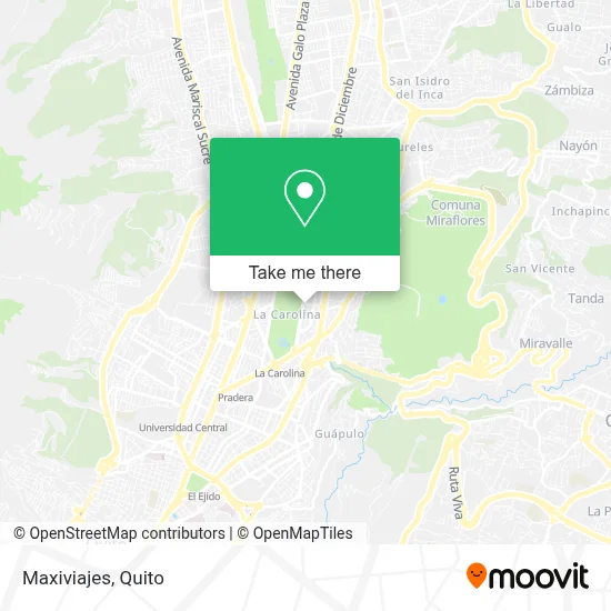 Maxiviajes map
