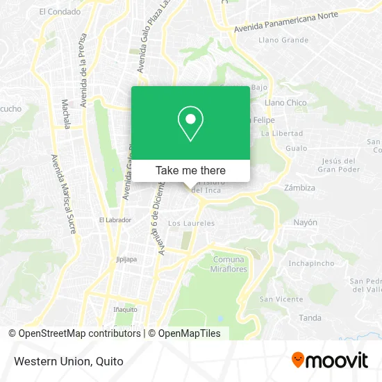 Western Union map