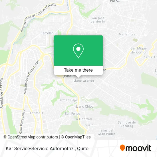 Kar Service-Servicio Automotriz. map