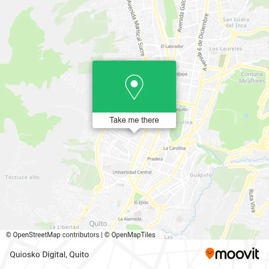 Quiosko Digital map