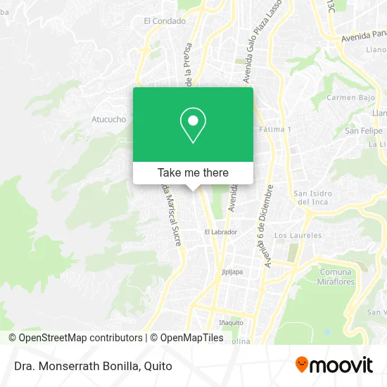 Dra. Monserrath Bonilla map