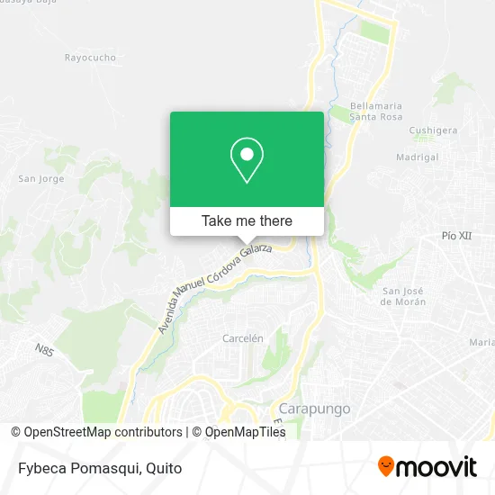 Fybeca  Pomasqui map