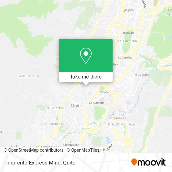 Imprenta Express Mind map