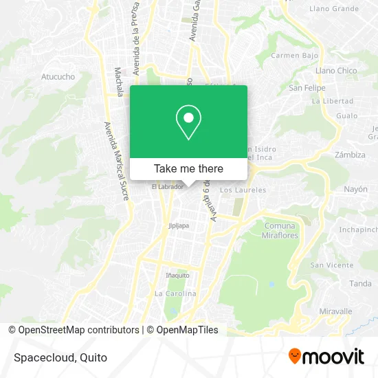 Spacecloud map