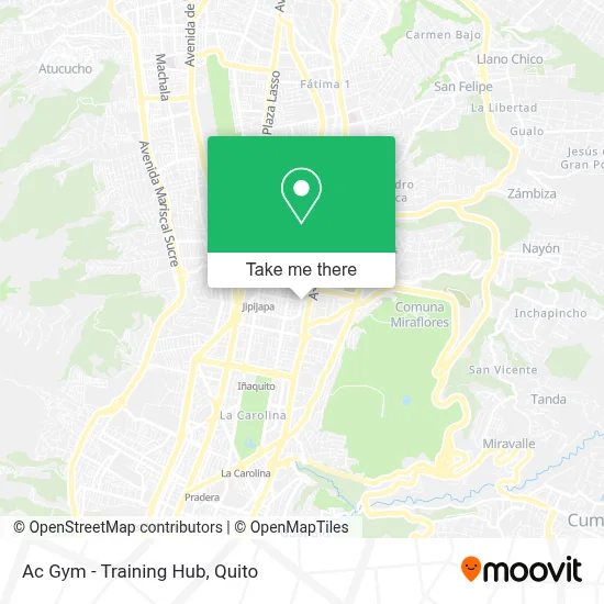Ac Gym - Training Hub map