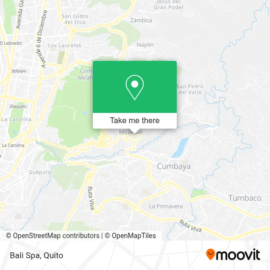 Bali Spa map