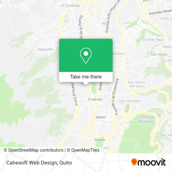 Cahesoft Web Design map