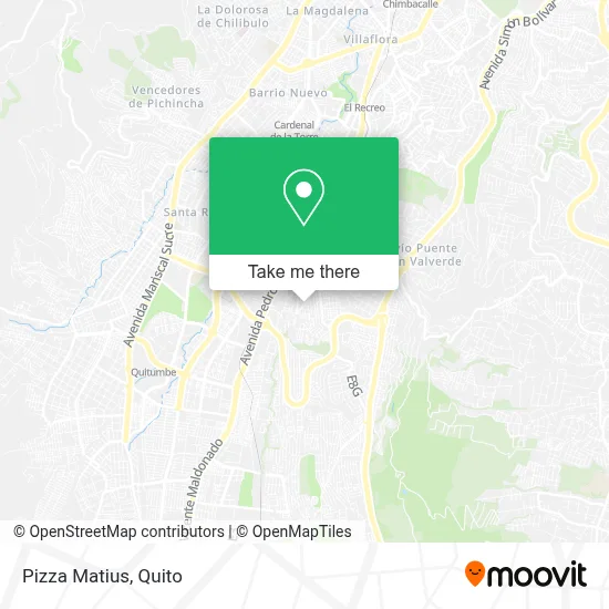 Pizza Matius map