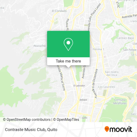 Contraste Music Club map