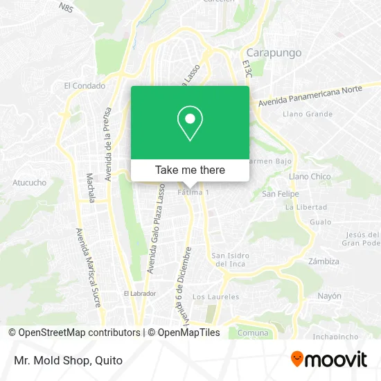Mr. Mold Shop map
