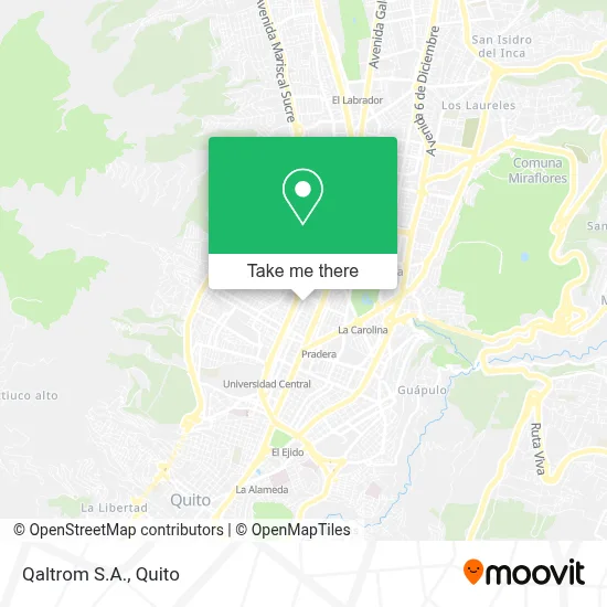 Qaltrom S.A. map