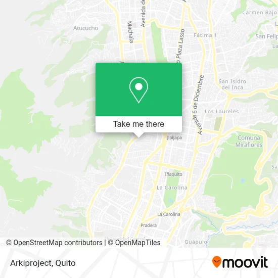 Arkiproject map