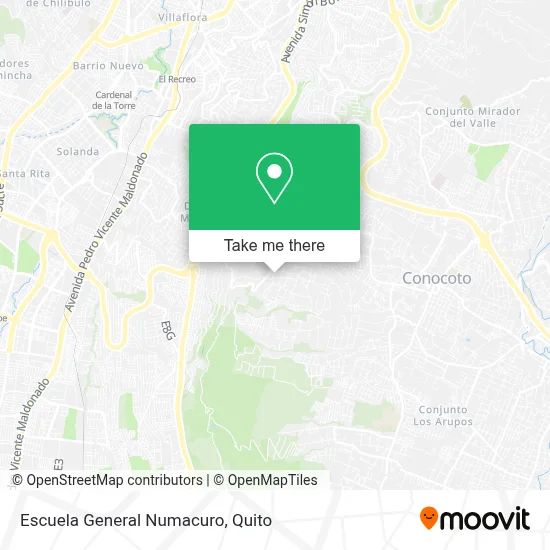 Escuela General Numacuro map