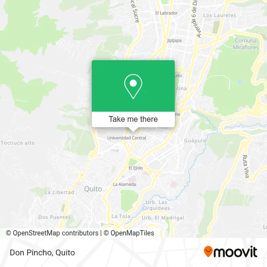 Don Pincho map