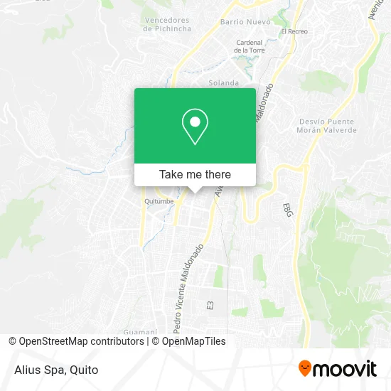 Alius Spa map