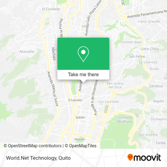 World.Net Technology map