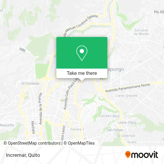 Incremar map