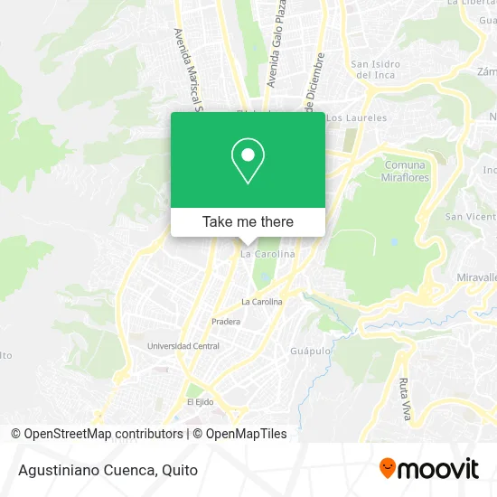 Agustiniano Cuenca map