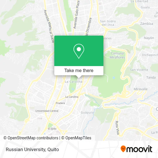 Russian University map