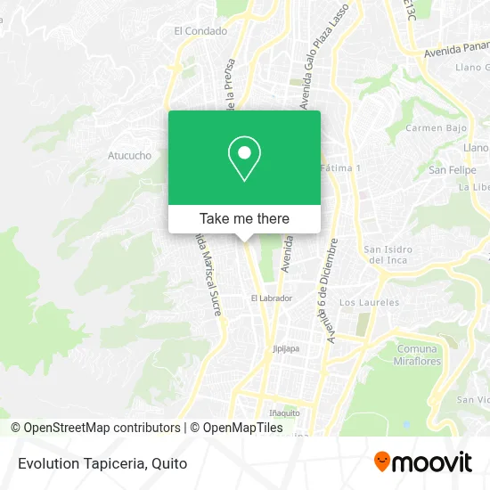 Evolution Tapiceria map