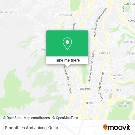 Smoothies And Juices map