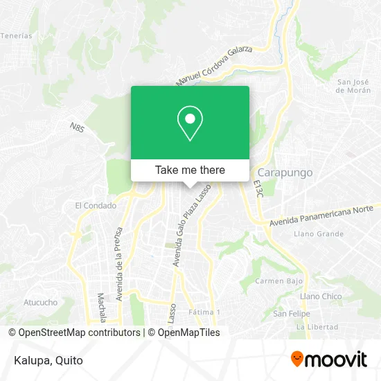 Kalupa map