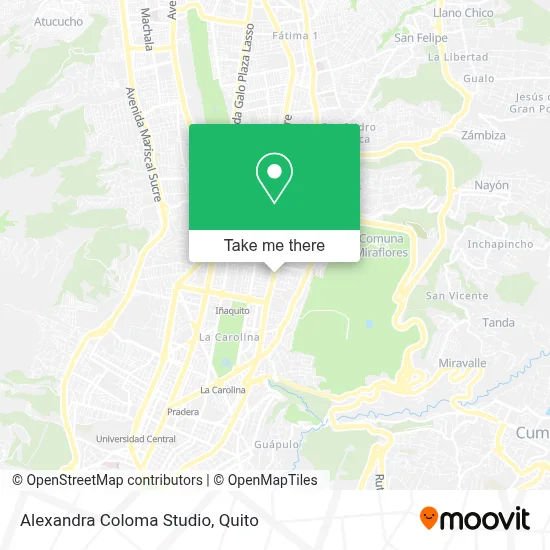 Alexandra Coloma Studio map