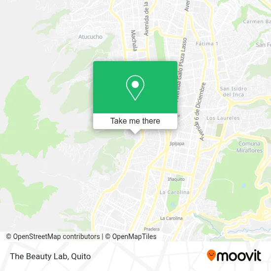 The Beauty Lab map