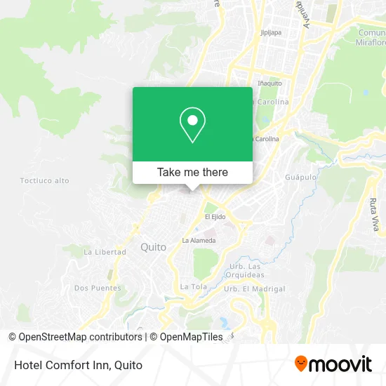 Hotel Comfort Inn map