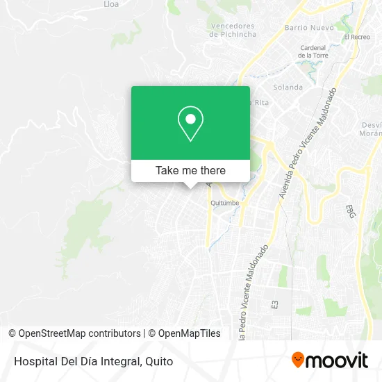 Hospital Del Día Integral map