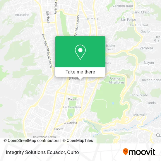 Integrity Solutions Ecuador map