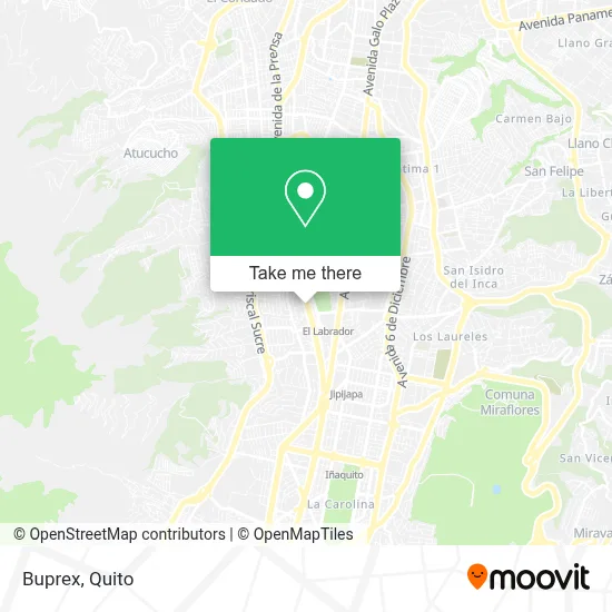Buprex map