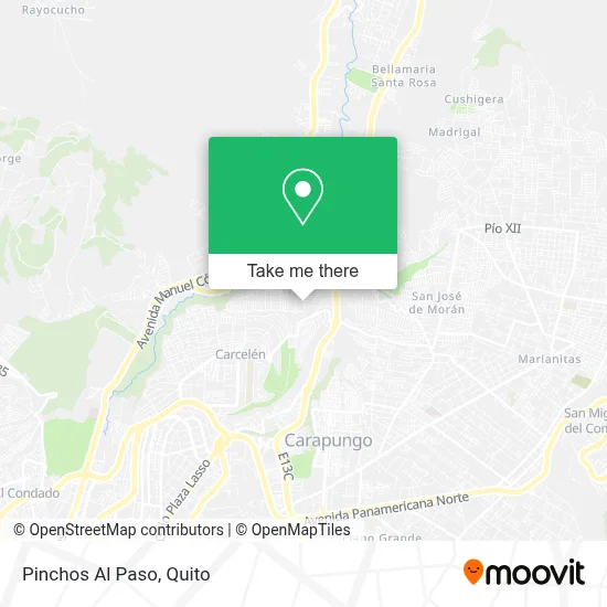 Pinchos Al Paso map