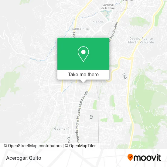 Acerogar map