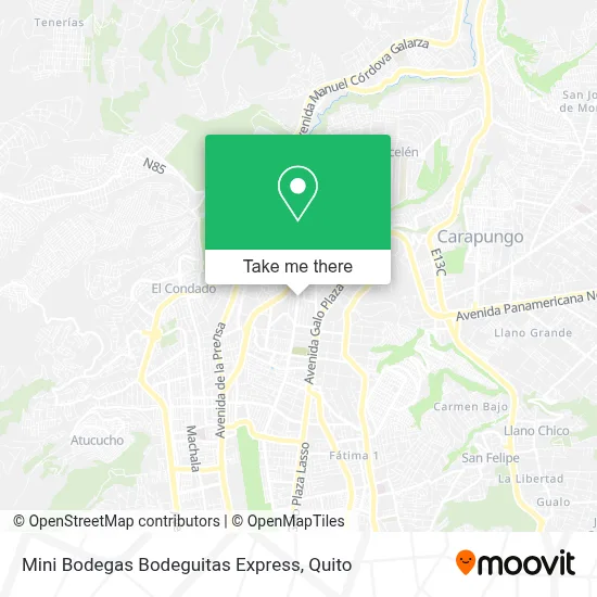 Mini Bodegas Bodeguitas Express map