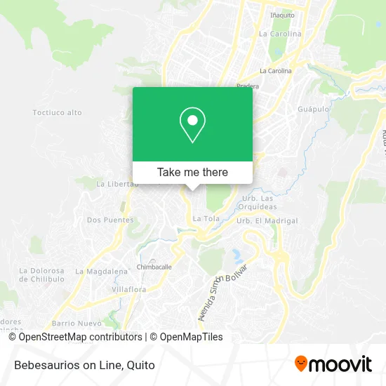 Bebesaurios on Line map