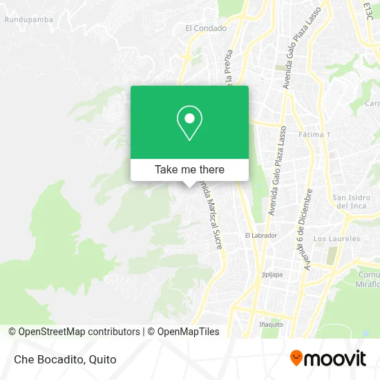 Che Bocadito map