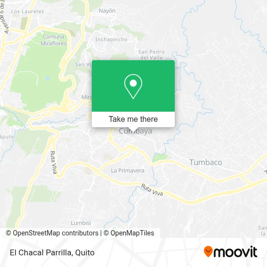 El Chacal Parrilla map