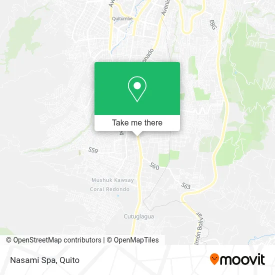 Nasami Spa map