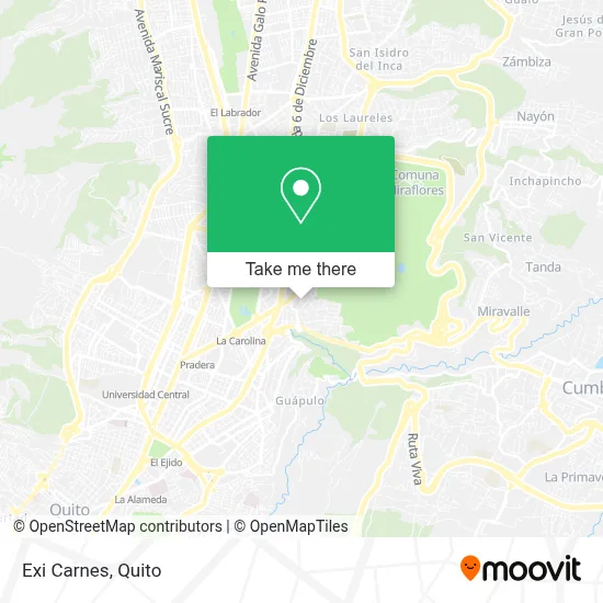 Exi Carnes map
