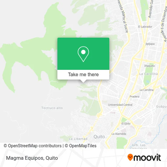 Magma Equipos map