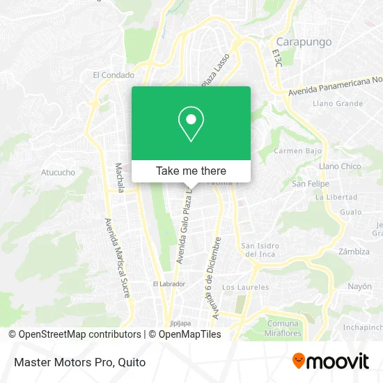 Master Motors Pro map