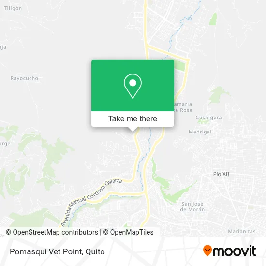 Pomasqui Vet  Point map