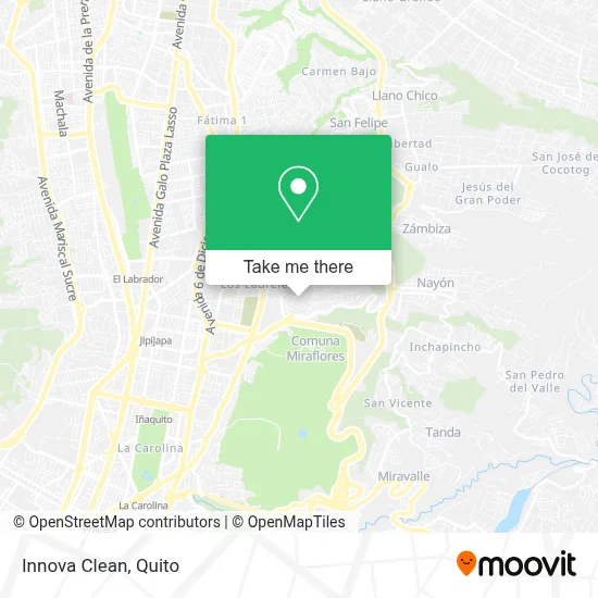 Innova Clean map