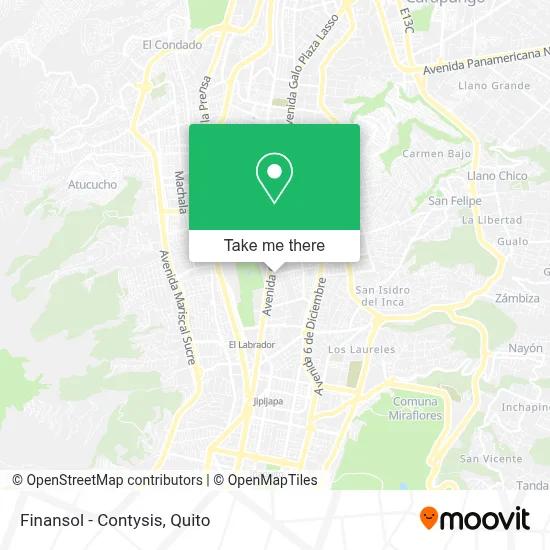 Finansol - Contysis map
